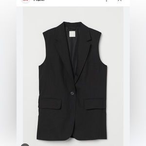 H&M sleeveless blazer